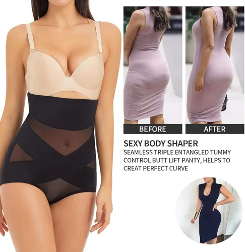 Vista 6 de MOVWIN Faja moldeadora para mujer con control de abdomen - Body Shaper Spanks adelgazantes