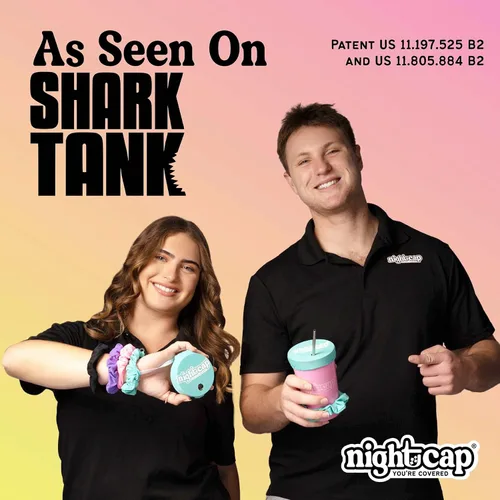 Vista 4 de Nightcap Coletero Cubrevasos - El Coletero Reutilizable para Prevención de Adulteración de Bebidas Como se Vio en Shark Tank