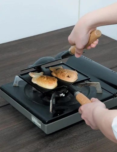 Vista 5 de Ikenaga Taiyaki Maker - Fundición de hierro, suplemento antiadherente