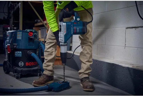 Vista 9 de BOSCH 11264EVS Martillo combinado SDS-Max de 1-5/8 pulgadas, modos de martillo giratorio y martillo, 13 amperios