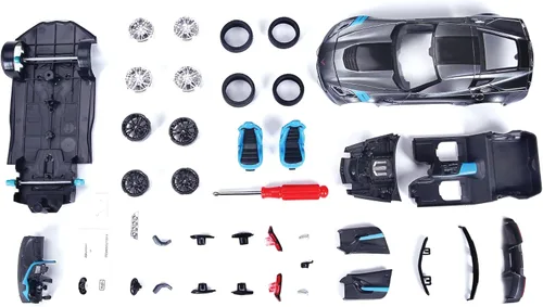 Vista 2 de Maisto Línea de montaje a escala 1:24 Chevrolet Corvette Grand Sport 2017 - Gris