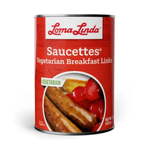 Vista 3 de Loma Linda - Carnes a base de plantas (Saucettes® (15 oz.), paquete de 3