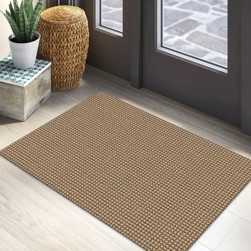 Vista 66 de EARTHALL Alfombra tejida de 2 x 3 pies, lavable para entrada, alfombra trenzada antideslizante, alfombra para puerta interior y exterior, alfombra