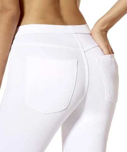 Vista 3 de No nonsense Leggings capri clásicos de mezclilla con bolsillos para mujer