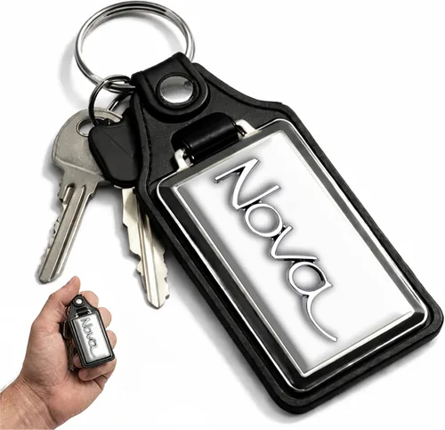 Vista 91 de Brotherhood Car Key Chain for Nova - Classic Models Keychain for Men and Blanco antiguo - Personalizado 1975