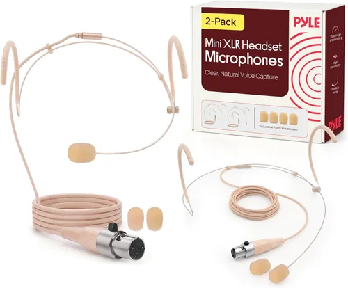 Vista 8 de Pyle-Pro PMHMS20 Boom Micrófono de diadema, con cable, pequeño, XLR, omnidireccional.