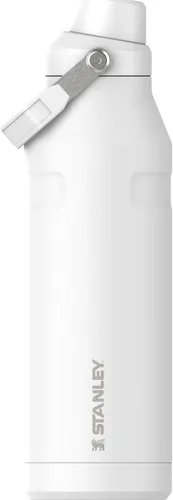 Vista 67 de STANLEY IceFlow Botella de agua de flujo rápido de 24 onzas Tapa con boquilla inclinada Ligera y a prueba de fugas para viajes y deportes Polar