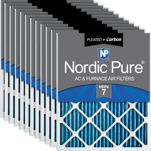 Vista 113 de Nordic Pure Filtros de aire para horno MERV 6 de 12 x 20 x 1 pulgadas (11 1/2 x 19 1/2 x 3/4), color verde poligenético, reduce el polvo, el polen