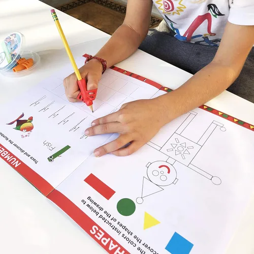 Vista 2 de Bright Autism Trace & Learn to Write Workbook – Fun Tracing Practice for Lines, Shapes, Numbers & Letters Preschool Handwriting Workbook to Build