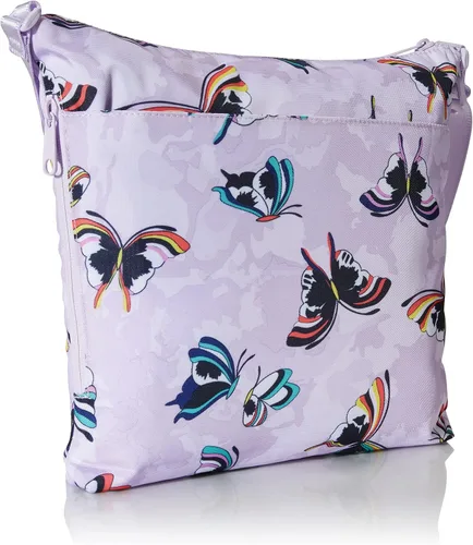 Vista 2 de Bolsa cruzada hipster para mujer, de tela reciclada Lighten Up ReActive