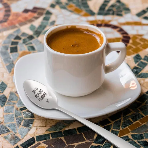 Vista 3 de Good Morning - Cuchara para abuela, regalo de cumpleaños para el Día de la Madre, Acción de Gracias, Navidad para la mejor abuela, regalos para mamá
