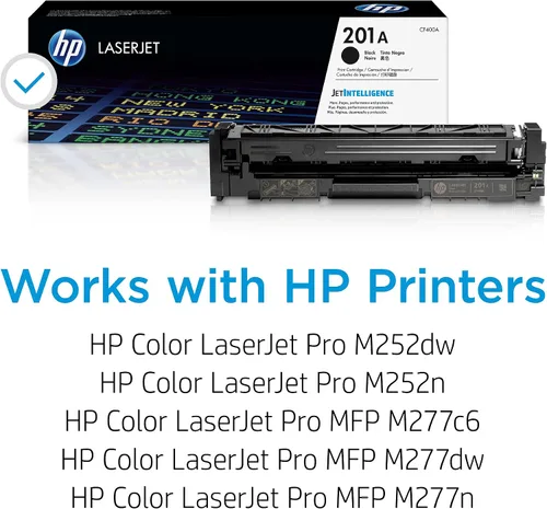 Vista 2 de HP 201A (CF400A) cartucho de tóner negro original LaserJet.