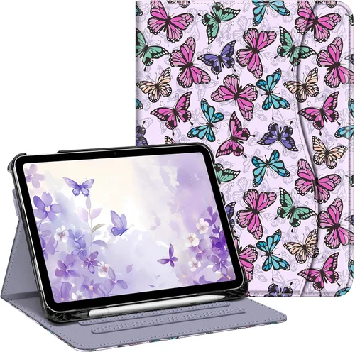 Vista 12 de Fintie Funda tipo libro para iPad (A16) de 11ª generación de 11 pulgadas Negro