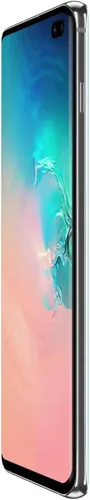 Vista 4 de Samsung Galaxy S10 + Plus 128 GB + 8 GB RAM SM-G975F/DS doble SIM, 6.4" LTE desbloqueado de fábrica, smartphone, modelo internacional (blanco prisma)