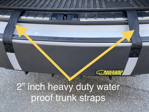 Vista 5 de Protector de Parachoques - Protector de Parachoques Trasero Nuevo y Mejorado para Automóviles y SUVs (76" de Ancho x 6" de Alto)