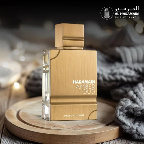 Vista 4 de Al Haramain Amber Oud White Edition Eau De Parfum Spray Unisex 3.4 onzas