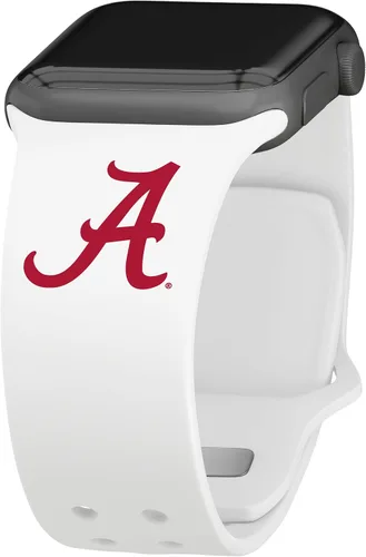 Vista 6 de Affinity Bands Alabama Crimson Tide - Correa deportiva de silicona compatible con Apple Watch