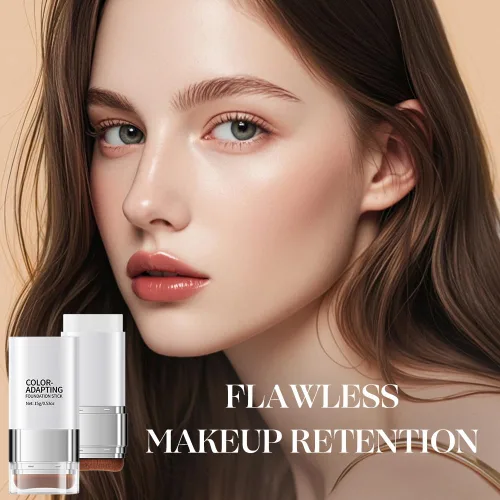 Vista 7 de Barra de base que cambia de color, doble extremo con cepillo desmontable, maquillaje húmedo e hidratante para un aspecto impecable, combinación