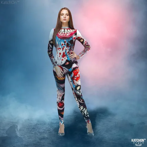 Vista 6 de Scary Halloween Jumpsuits for Women - Halloween Costumes Halloween Party Costume for Halloween Party Halloween Cosplay