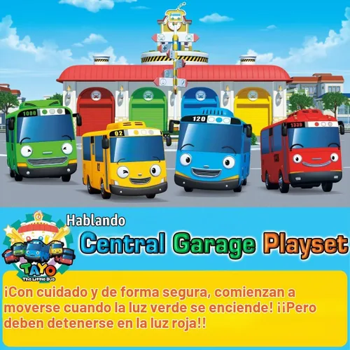 Vista 3 de Depósito de juguete para autobús, Little Bus Tayo