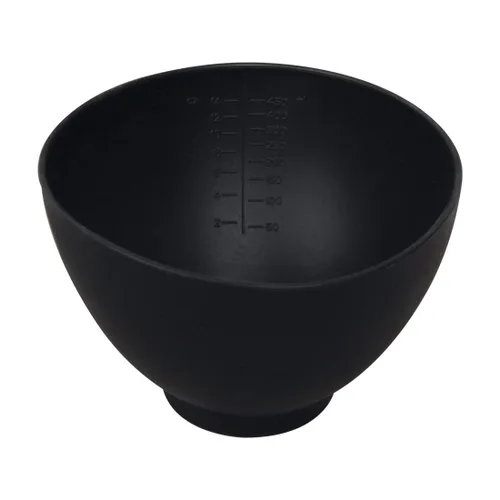 Vista 8 de ForPro Professional Collection Cuenco de silicona para mezclar, negro, flexible, inodoro, para mezclar tratamientos faciales, masajes, cuerpo