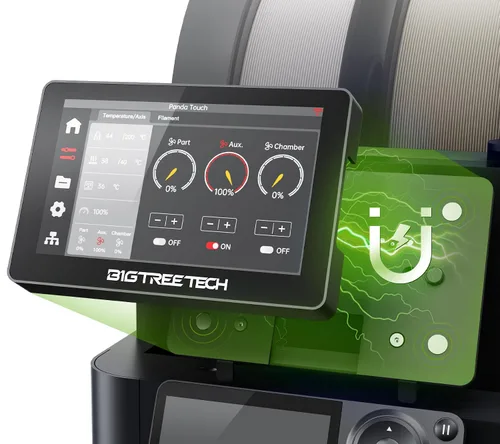 Vista 7 de BIGTREETEHCH TFT35 E3 V3.0.1 Display de pantalla táctil con dos modos de trabajo compatible con pantalla LCD 12864 WiFi para Ender 3 CR-10 SKR MINI