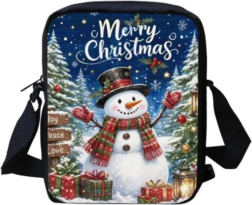 Vista 23 de HUGS IDEA Animales Cara Pequeña Crossbody Bolsos Bolso De Hombro Bandera estadounidense