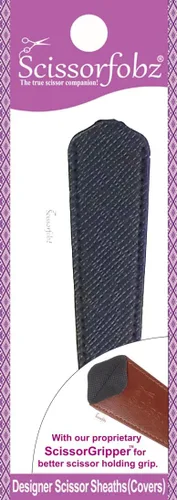 Vista 45 de Fundas protectoras para tijeras de diseño, para pequeñas tijeras de bordado, color verde mar, #SS-7