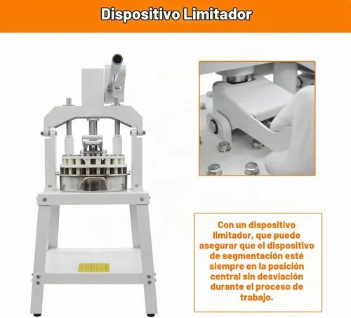 Vista 8 de INTSUPERMAI Cortador divisor manual de masa de 3.81 oz-20.3 onzas, 10 piezas, equipo comercial de panadería resistente para pan, pizza, brioche
