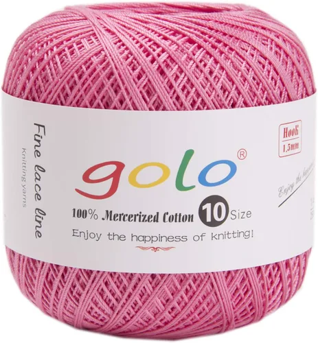 Vista 67 de Golo - 3 bolas de hilo de ganchillo tamaño 10, hilo de crochet para tejer a mano 102