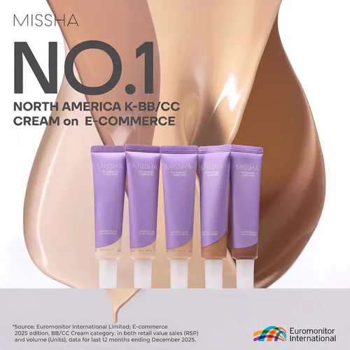 Vista 2 de MISSHA M PERFECT COVER SERUM BB CREAM No.13 Light Fair- Fair with Cool Undertone, BB Cream de Cardi B Pick, tinte para la piel, hidratante tintado
