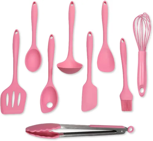 Vista 20 de Chef Craft Juego de herramientas de cocina de silicona premium multicolor de 5 piezas, surtido (42086)