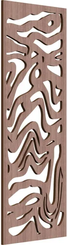 Vista 42 de 9 3/8"W x 24 3/8"H x 1/4"T Northfield Decorativos Paneles de Pared de Madera Calado, Abedul
