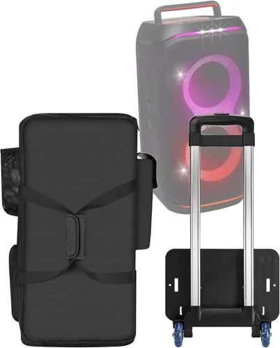 Vista 8 de Funda de viaje para PartyBox Club 120 altavoz portátil de fiesta, bolsa de carrito compatible con PartyBox Club 110 y accesorios-transporte portátil