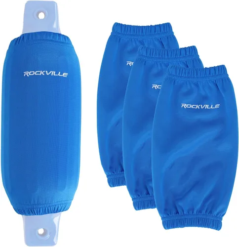 Vista 57 de Rockville C8527NB - Paquete de 4 fundas para guardabarros de barco de 8.5 x Azul marino