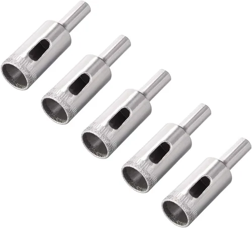 Vista 8 de uxcell Brocas de diamante de 0.157 in, sierras de agujero para azulejos de vidrio, porcelana, mármol, botellas de cerámica, ollas de ladrillo