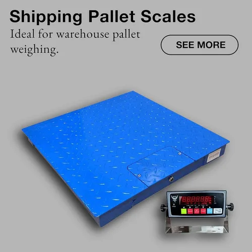 Vista 5 de Báscula de piso industrial, 48" x 48", 10000LB/1LB, enfoque PEC en la industria durante 60 años