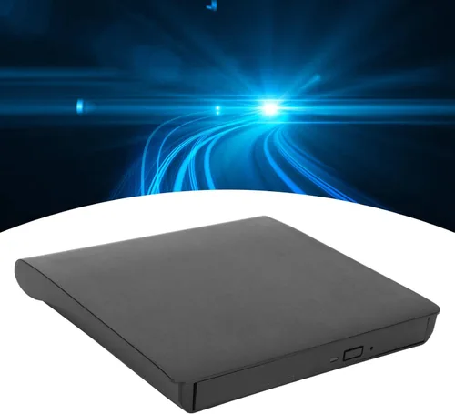 Vista 5 de Funda de unidad de DVD externa, USB3.0 tipo C caja de controlador externa compatible con 1.5Gbps SATA I/3.0Gb S SATA II, compatible con unidad SATA