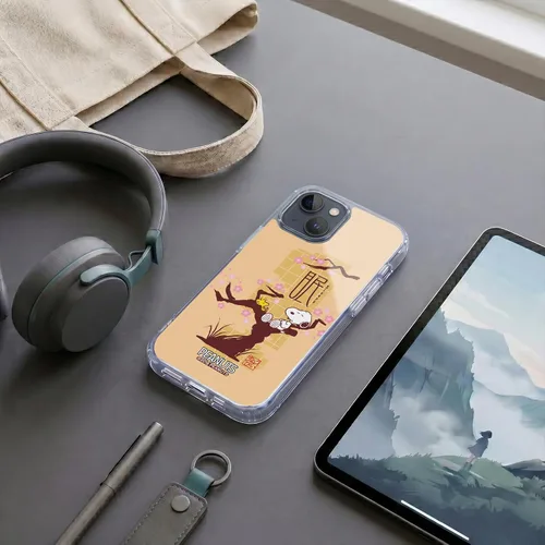 Vista 500 de Carcasa de gel para iPhone 7 Plus/iPhone 8 Plus, diseño de Snoopy Oriental de Peanuts, Badges