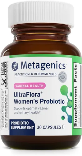 Vista 2 de Metagenics UltraFlora Women's & OmegaGenics EPA-DHA 720-30 unidades de UltraFlora Women's para la salud vaginal - 120 cápsulas blandas de EPA-DHA