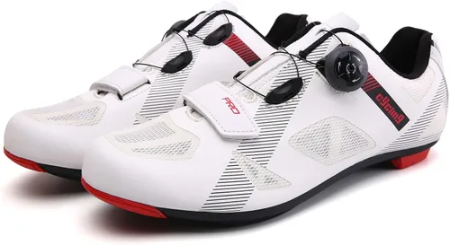 Vista 3 de Zapatos de ciclismo para hombre, zapatos de bicicleta de montaña con tacos, zapatos de bicicleta de primera calidad para hombre, zapatos