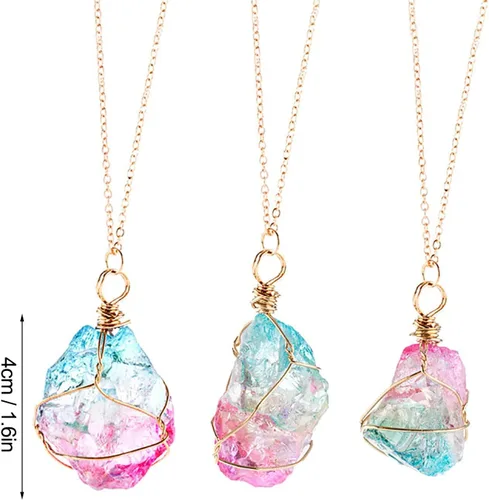 Vista 5 de iLH - Dije de diamantes de imitación para mujer, con letras, de compromiso, joya para regalar de ZYooh, talla única