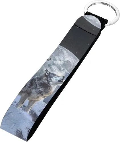 Vista 20 de INSTANTARTS Llavero automático Lanyard Hand Wrist Lanyard Correa de muñeca con anillo de metal