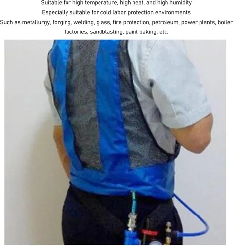 Vista 3 de TOPINCN Tubo de chaleco de aire acondicionado, tubo de chaleco de enfriamiento de hielo, tubo de chaleco de enfriamiento de acero para soldadura