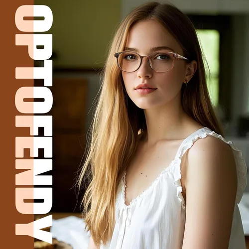 Vista 7 de Gafas de lectura bifocales para mujer, lentes TR90 redondos transparentes con bloqueo de luz azul para computadora con bisagra de resorte Café