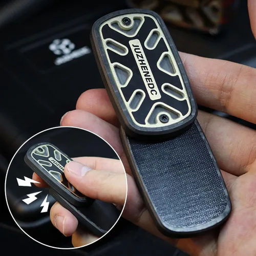 Vista 3 de Fidget Slider - Juguete de fibra de carbono EDC con punta de dedo, juguete para aliviar la ansiedad, juguete para adultos para uso diario, estilo 2