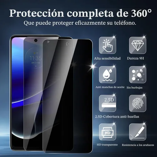 Vista 2 de Protector de pantalla de privacidad para Motorola Moto G Stylus 5G