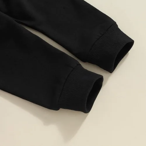 Vista 6 de Hnyenmcko Conjunto de sudadera de manga larga con cuello redondo y pantalones casuales para bebé niña
