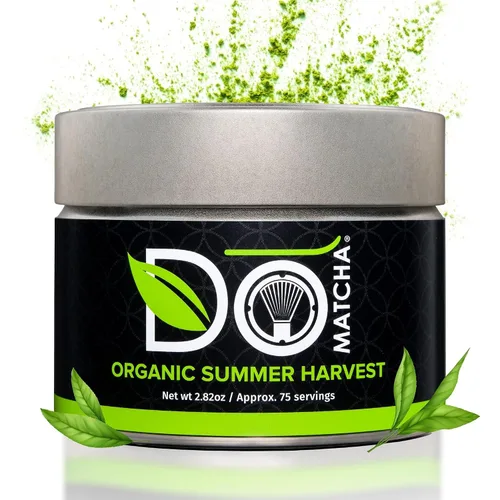 Vista 10 de Domatcha Matcha de cosecha de verano orgánico, 30 GR