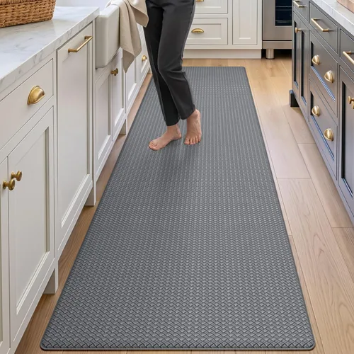 Vista 40 de DEXI Alfombrillas de cocina acolchadas antifatiga, 23 x 59 pulgadas beige (2-Beige)